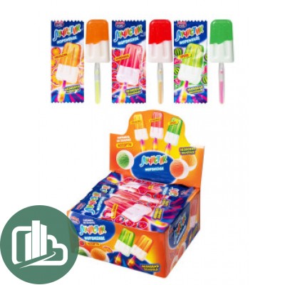 Лучистик Мороженое 10гр Карамель 1/30