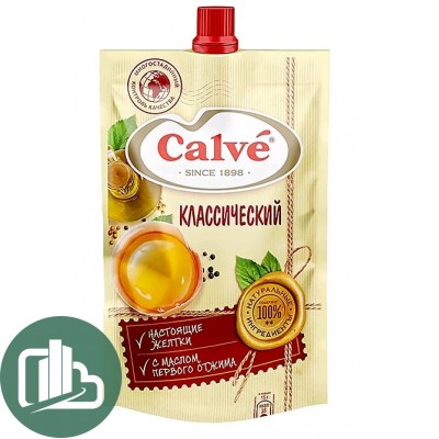 Соус Calve 200гр классический 20% 1/40