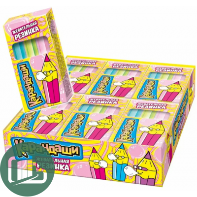 Жев/рез Карандаши 15гр 1/24 (12)