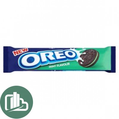Печенье Oreo 154гр с Мятным кремом  1/16