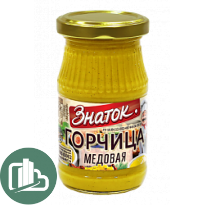 Знаток Горчица Медовая ст/б 170гр 1/12