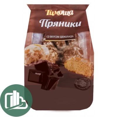 Тимоша Пряники 400гр со вкусом шоколада 1/10