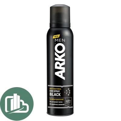 Арко анти-бактерия deo spray Black 48ч 