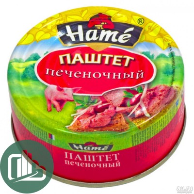 Паштет HAME 117гр печеночный 1/10