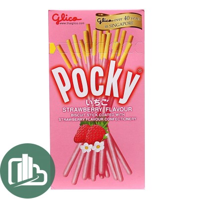 Палочки шок. Pocky Клубничным крем 35гр 1/10