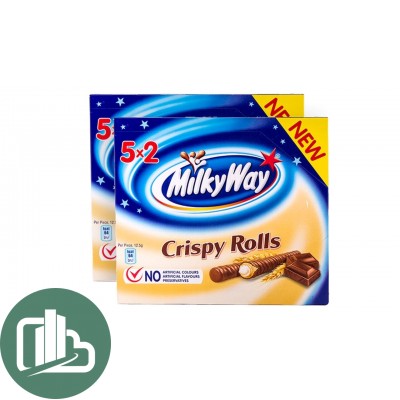 Милки вей Crispy Rolls 5x2 112,5гр 1/13