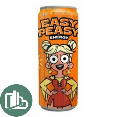 Энергетический нап " EASY PEASY" 0,45л 1/12 Манго Апельсин 