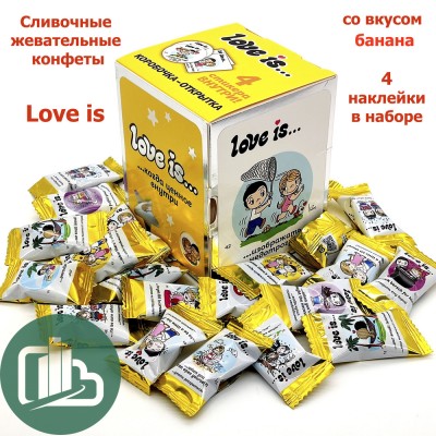 Жев/кон LOVE-IS 85г 1/24 Банан 