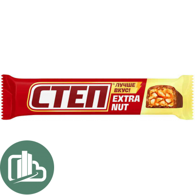СТЕП Шоколадный батончик 47гр EXTRA NUT 1/25