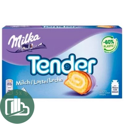 Милка Рулетки 185гр Tender Milch Молочные 1/12