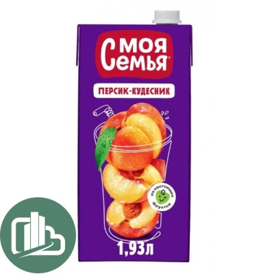 Моя семья 1,93л Груша-яблоко-персик 1/6