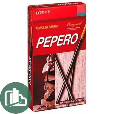Соломка Пеперо 47гр Шоколад Оригинал 1/40 (Красный)