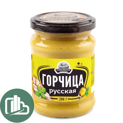 Семилукская Трапеза Горчица русская 280г 1/10