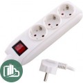 MRM-POWER Удлинитель сетевой 3 розеток, 3 метра
