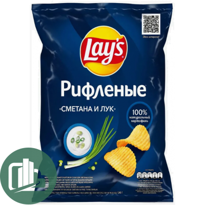 Лейс 225гр Сметана/лук 1/14