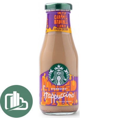 Холодный Кофе STARBUCKS 250мл Frappuccino 1/8 Карамель Брауни