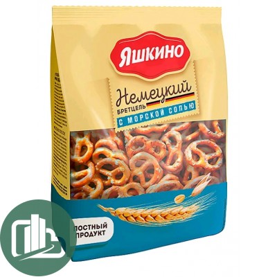 Яшкино Крекер Немецкий Крендельки Бретцель с солью 200гр 1/14
