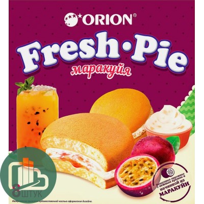 Чоко-Пай-8 ОРИОН 200гр Fresh-Pie 1/12 Маракуйя
