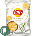 Лейс 70гр 1/25 Нежная моцарелла с песто