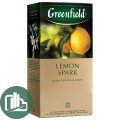 Гринфилд чай Байховый с Лимоном (Лемон спарк) Lemon Spark 25 пак 1/10