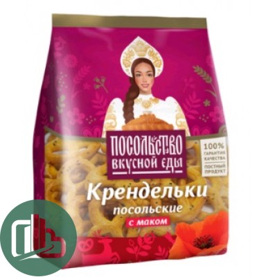 Крендельки Посольские 130гр с маком 1/30
