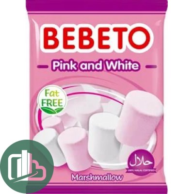 Бебето зефир стенд 60гр розовый вкус клубника 1/12