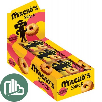 Тараллини Machos с чесноком 60гр 1/9 (12) Яшкино