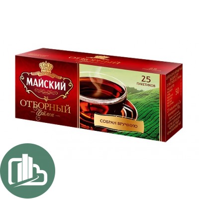 Майский Отборный чёрный 25пак 1/27