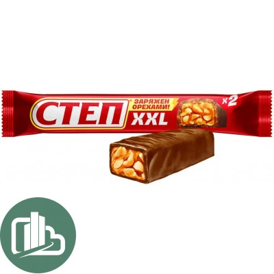 СТЕП Шоколадный батончик 70гр XXL 1/20