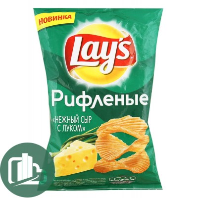 Лейс 81гр Нежный сыр-лук 1/25
