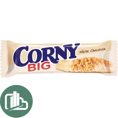 Злаковый батончик Corny Big белый шоколад 50г 1/24