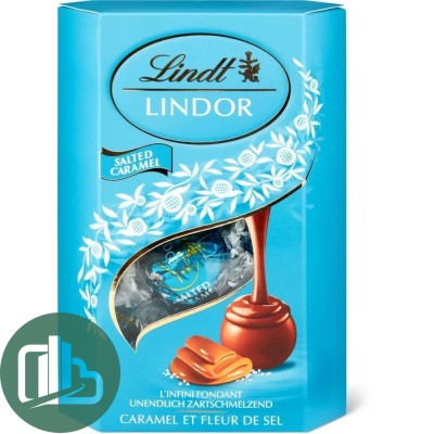 Линдор Соль Карамель Пралине 200гр 1/8 (голубой)
