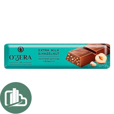 Яшкино Шоколад молочный OZera Extra Hazelnut 45гр 1/30