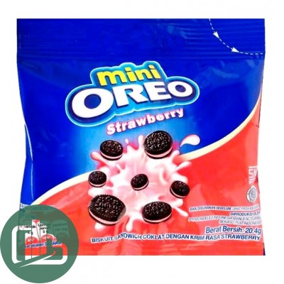 Печенье Oreo 20,4гр Клубника 1/10 (6)