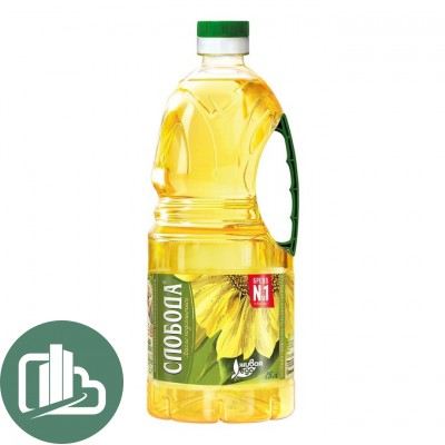 Масло Слобода подс. раф. 1,8л 1/6