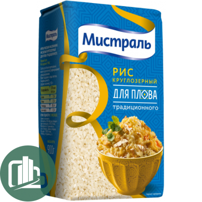 Мистраль Рис для плова традиционного  900гр 1/12