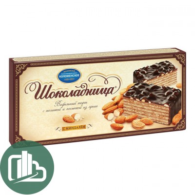 Торт Шоколадница 230гр Миндаль 1/12