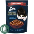 FELIX 75г Мясные ломтики Говядина 1/26