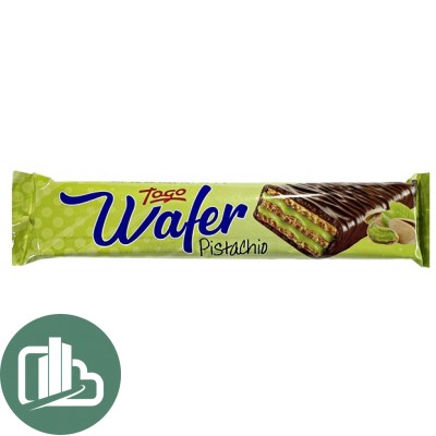 ДУБАЙ Вафли WAFER в шоколадной глазури с фисташковой начинкой 30гр 1/24 (6)