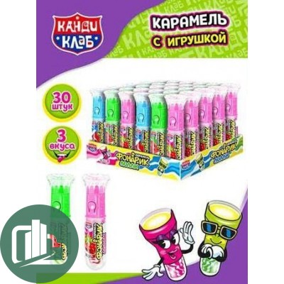 Карамель Фонарик Лолли ассорти 3г 1/30 (12)