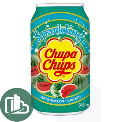 Напиток Chupa Chups Арбуз 0,345л 1/24 ж/б