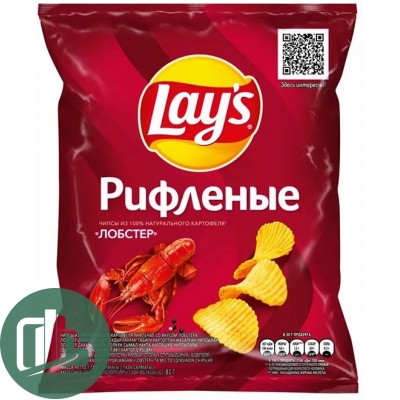 Лейс 81гр Рифленые Лобстер 1/25