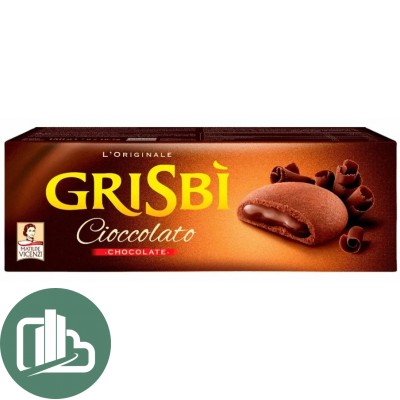Grisbi chocolate cream печенье грисби шоколад 135гр 1/14