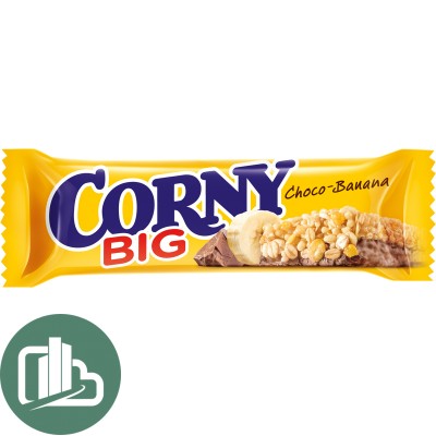Злаковый батончик Corny Big с бананом и шоколадом 50г 1/24