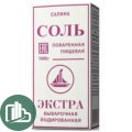 Соль Салина Мелкая йод. 1кг 1/18 (картон)
