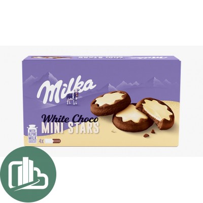 Милка печ Чоко минис Вайт 150г 1/16