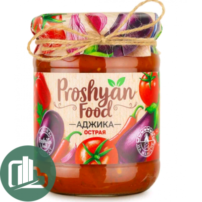 Proshyan Food 510гр Аджика острая для гурманов 1/12 Прошян