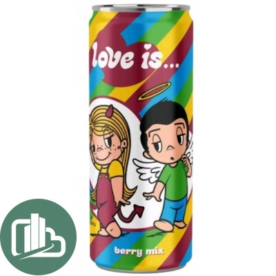 Напиток LOVE IS микс вкусов 330мл 1/12 