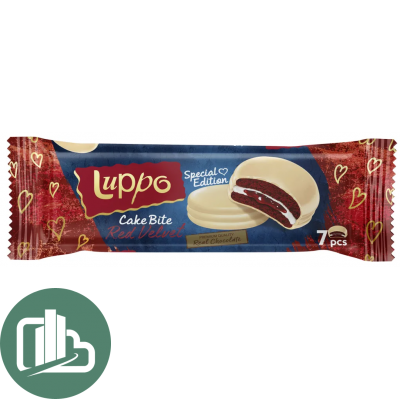 LUPPO STRAWBERRY сендвич-кекс Клубника 182гр 1/12