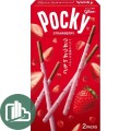 Палочки POCKY  с кусочками клубника 27,5гр 1/10 (12)